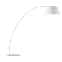 Biela stojacia lampa Kave Home Chop