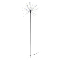 Vonkajšia zapichovatelná svetelná dekorácia Star Trading Outdoor Firework Rumio, výška 110 cm