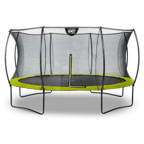 Trampolína s ochrannou sieťou Silhouette trampoline Exit Toys okrúhla priemer 427 cm zelená