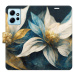 Flipové puzdro iSaprio - Gold Flowers - Xiaomi Redmi Note 12 5G