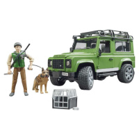 Bruder 2587 Land Rover lesník a pes s výstrojí 1:16