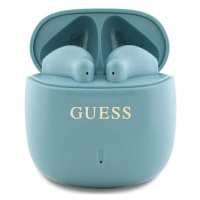 Slúchadlá Guess Bluetooth Headphones GUTWSJ14ESGQ TWS + Charging Station Turquoise Printed Class