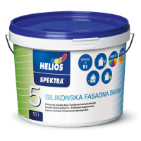 HELIOS SPEKTRA Silikónová fasádna farba 10 l báza - biela