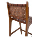 Hnedá barová stolička z teakového dreva 101 cm Perugia – House Nordic