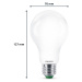 Philips LED E27 A70 7,3W 1 535lm matná 3 000K