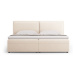 Krémová boxspring posteľ s úložným priestorom 180x200 cm Arendal – Cosmopolitan Design