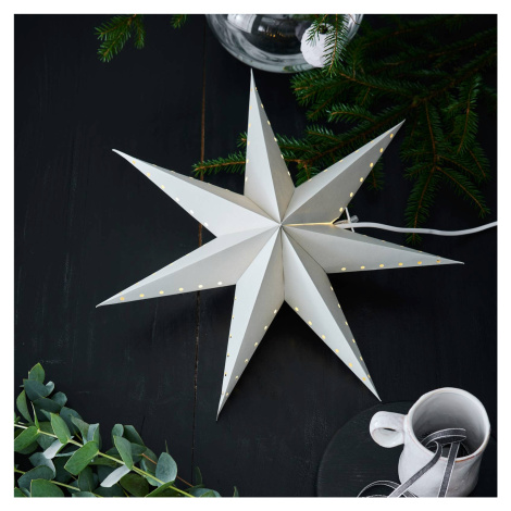 Živá dekoratívna hviezda, závesná, sivá, Ø 45 cm Markslöjd