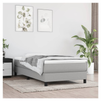 vidaXL Posteľný rám na boxspring bledosivý 80x200 cm látka