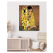 Maľovanie podľa čísel - BOZK (Gustav Klimt) Rámovanie: vypnuté plátno na rám, Rozmer: 40x50 cm