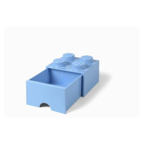LEGO® Úložný box 4 sa zásuvkou Svetlo modrá