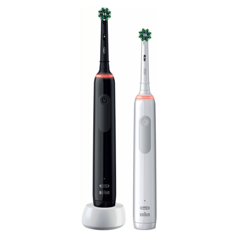 ORAL-B Elektrická kefka Pro 3900 Duo balenie Black&White 2 ks