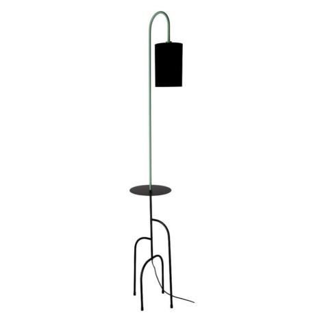 Zeleno-čierna stojacia lampa (výška 175 cm) Ravello - Candellux Lighting