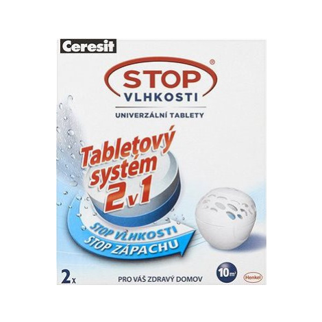 CERESIT Stop Vlhkosti Micro 2 v 1 náhradné tablety 2× 300 g