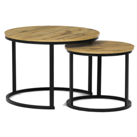 Konferenčný stolík Autronic 70x50 cm hnedý MDF mat CT-X7122 OAK