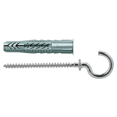 Fischer Univerzálna hmoždinka UX 6 x 35 R RH K NV s golierom a skobou, 4 ks