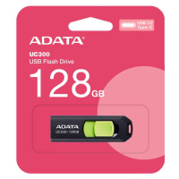 ADATA Flash Disk 128GB UC300, USB-C 3.2, čierno-zelená