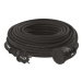 Venkovní prodlužovací kabel s 1 zásuvkou ZANE 30 m černý