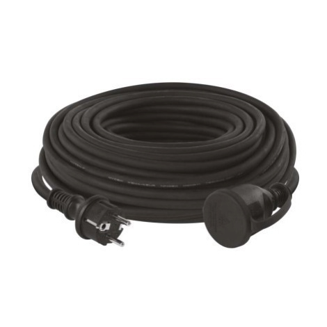 Venkovní prodlužovací kabel s 1 zásuvkou ZANE 30 m černý EMOS