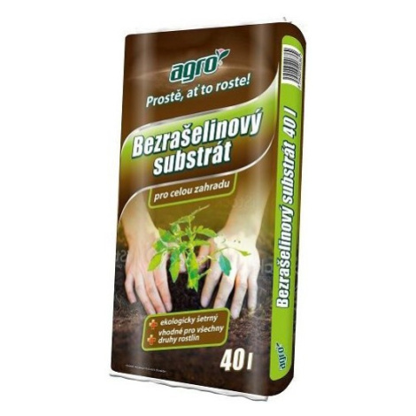 Bezrašelinový substrát AGRO 40l Agro CS