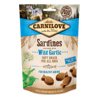 CARNILOVE DOG SEMI MOIST SNACK SARDINES ENRICHED WITH WILD GARLIC 200G (294-111371)