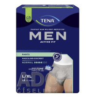 TENA Men Pants Normal Grey L/XL naťahovacie inkontinenčné nohavičky pre mužov 8 ks