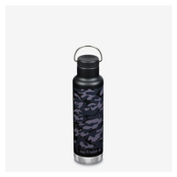 Antikorová termofľaša Klean Kanteen Insulated Classic w/Loop Cap - black camo 592 ml