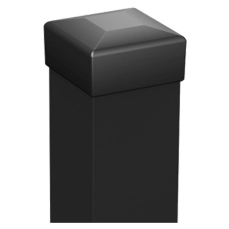 Stĺpik hladký 220x10x10 RAL9005 W6326 MERKURY MARKET