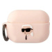 Púzdro Karl Lagerfeld AirPods Pro 2 cover pink Silicone Karl Head 3D (KLAP2RUNIKP)