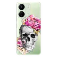 Odolné silikónové puzdro iSaprio - Pretty Skull - Xiaomi Redmi 13C