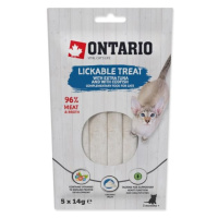 Ontario pochúťka lízací extra tuniak a treska 5x14g