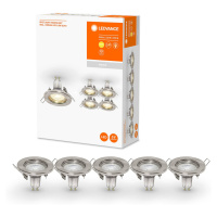 LEDVANCE LED svetlo GU10 Recessed 5 ks nikel