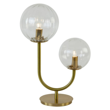 Stolová lampa v zlatej farbe (výška 43 cm) Magdala - Light & Living