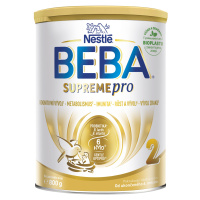 NESTLÉ BEBA SUPREMEpre 2 dojčenské mlieko od ukončeného 6. mesiaca 6HMO 800 g