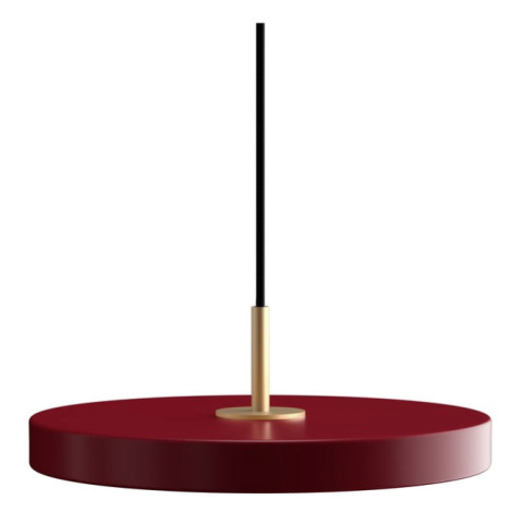 Červené LED závesné svietidlo s kovovým tienidlom ø 31 cm Asteria Mini – UMAGE