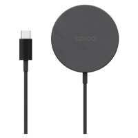 iStores by EPICO FAST MAGNETIC WIRELESS CHARGER - space gray