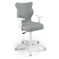 ET Kancelárska stolička DUO - sivobiela Rozmer: 146 - 176,5 cm