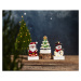 Biela svetelná dekorácia s vianočným motívom Freddy – Star Trading