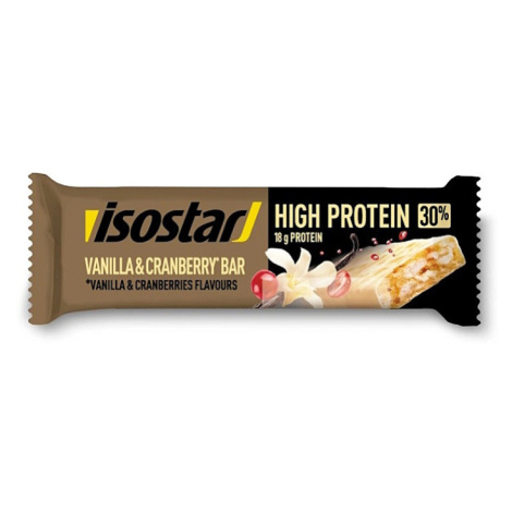 ISOSTAR Protein 30% bar tyčinka vanilka s brusnicami 55 g