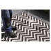 Kusový koberec Twin Supreme 103433 Palma black creme – na ven i na doma - 240x340 cm NORTHRUGS -