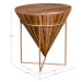 Norddan Dizajnový konferenčný stolík Ralston 45 cm mango