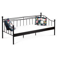 AUTRONIC BED-1905 BK posteľ jednolôžková 90x200, kov čierny matný