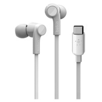 BELKIN USB-C slúchadlá biela