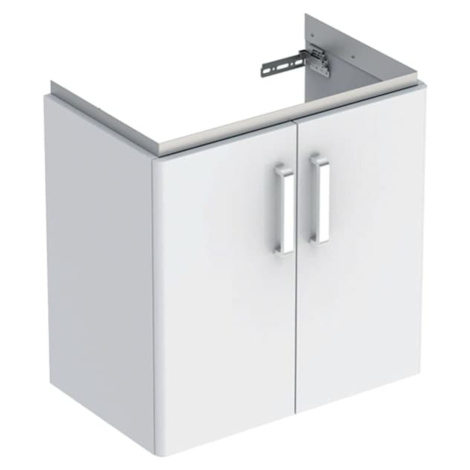 Kúpeľňová skrinka pod umývadlo Geberit Selnova 59,7x60,5x39,7 cm biela 501.658.01.1