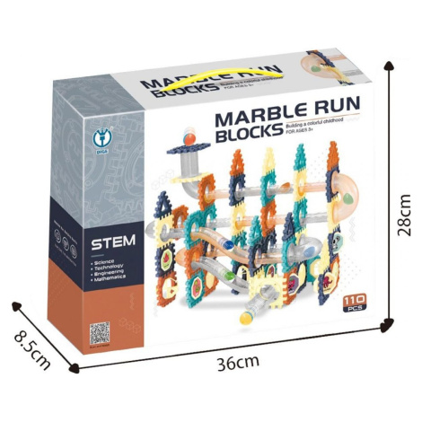 Alltoys Kuličkodráha Marble Run Blocks 110 ks