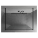 MEXEN/S - KIOTO samostatne stojaca sprchová zástena 130 x 200, transparent/biela vzor 8 mm, čier