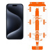 Mobile Origin Orange Screen Guard 2 Pack 2,5D ochranné sklo s aplikátorom iPhone 15 Pro/15