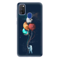 Odolné silikónové puzdro iSaprio - Balloons 02 - Samsung Galaxy M21