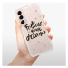 Odolné silikónové puzdro iSaprio - Follow Your Dreams - black - Samsung Galaxy S22+ 5G