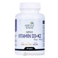 ADELLE DAVIS VITAMÍN D3+K2 60 kapsúl