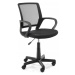 Expedo Kancelárska stolička KORAD FD-6, 53x81-93x56,5, ružová/biela